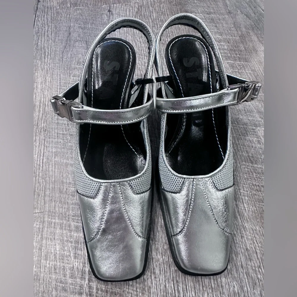 STAUD Silver Women's Shoes - Picture 2 of 5